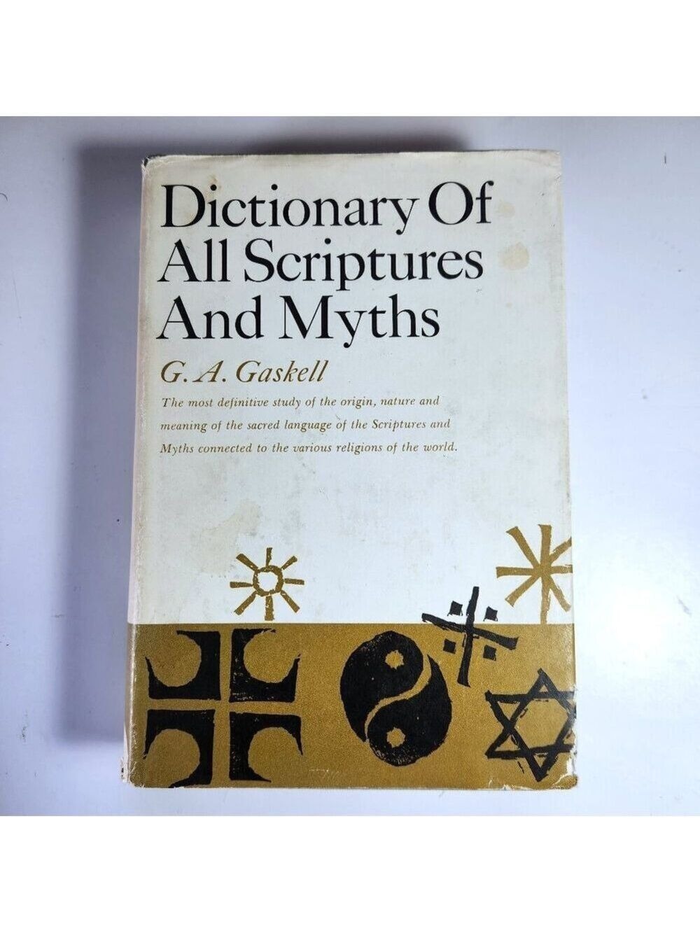 Dictionary of All Scriptures and Myths Gaskell 1973 Third Printing Hardcover